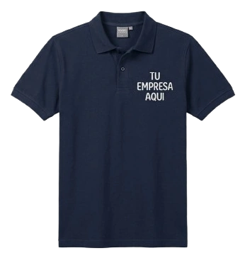 Polo corporativo personalizable con logo de empresa, foto de catálogo Zephyr