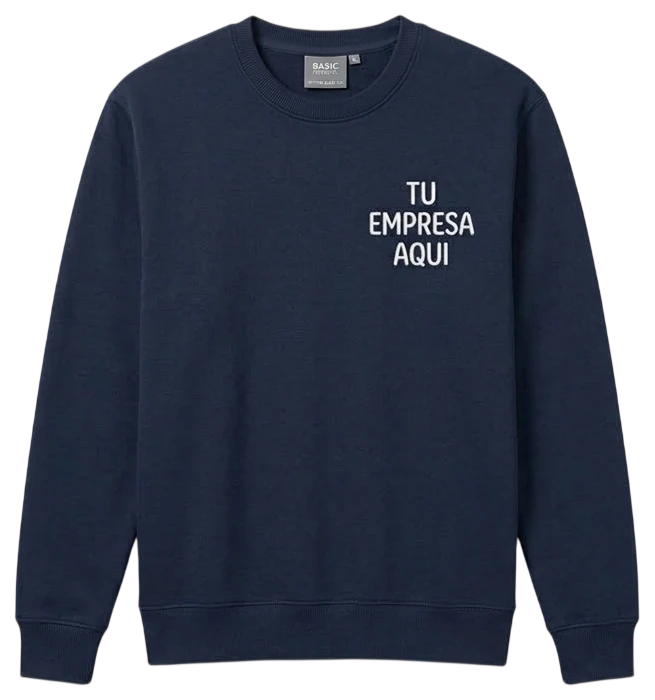 Sudadera corporativa de cuello redondo, personalizable con el logo de tu empresa, foto de producto Zephyr